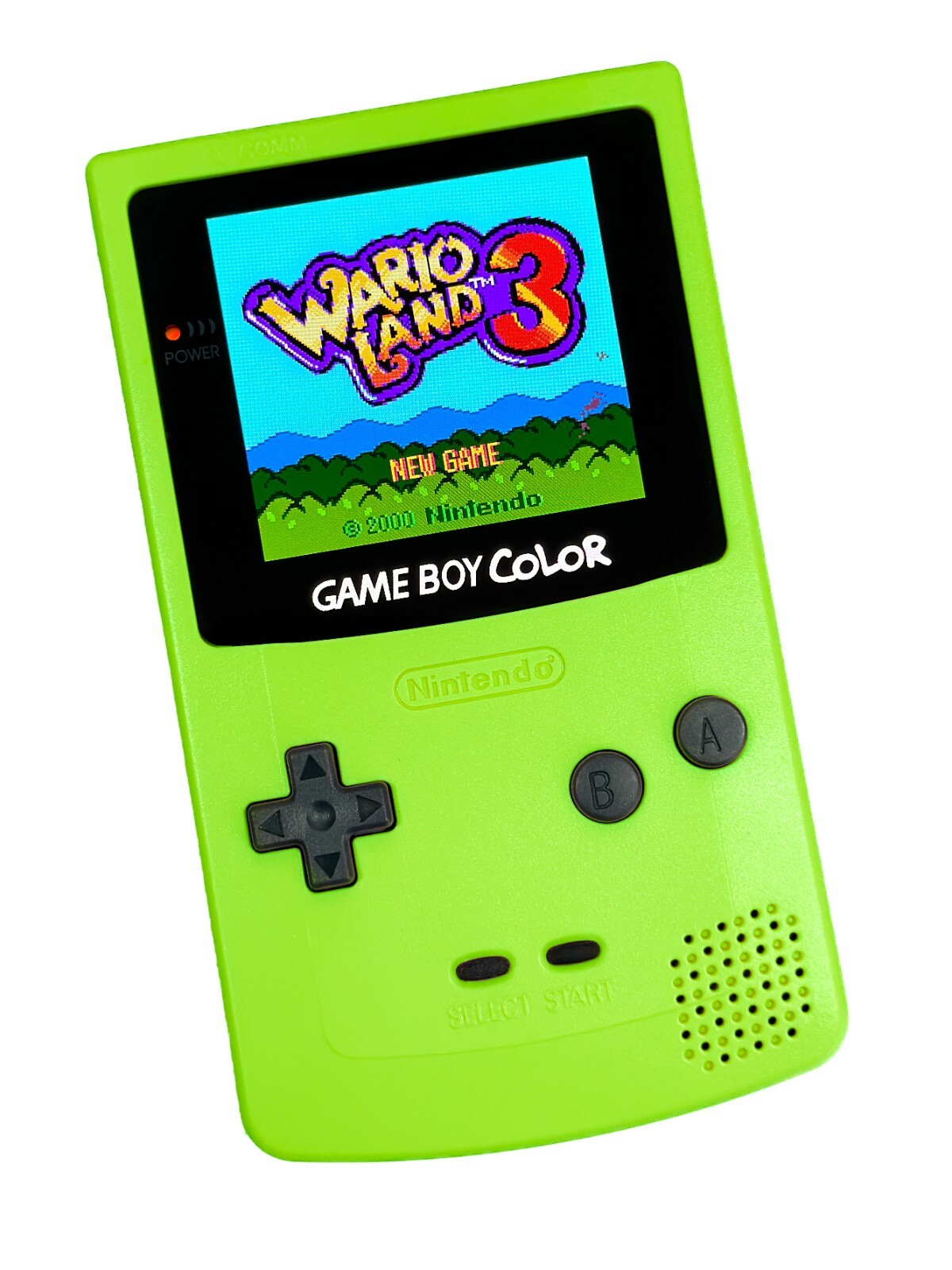 Nintendo Game Boy Color System GBC AMOLED OLED Q5 XL Touchscreen LCD Kiwi Green