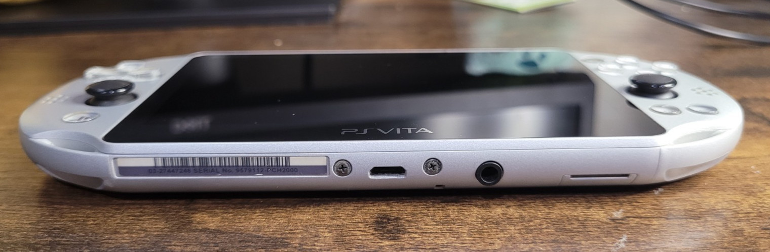 PlayStation Vita 2000 Silver Console PS Vita Slim Tested Working Excellent
