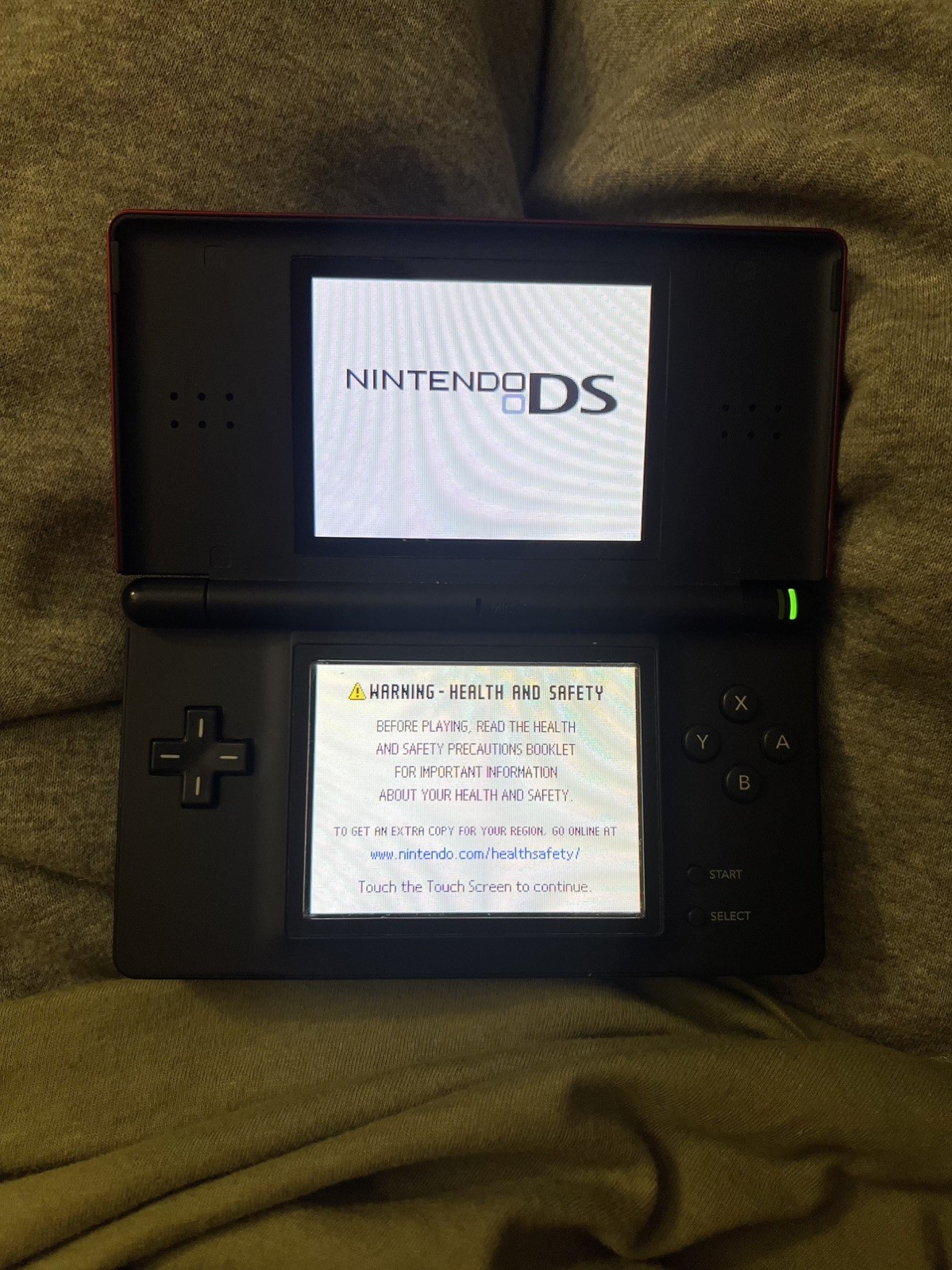 Nintendo DS Lite Red Handheld Console (USG-S-RMKB) – NO DUST COVER