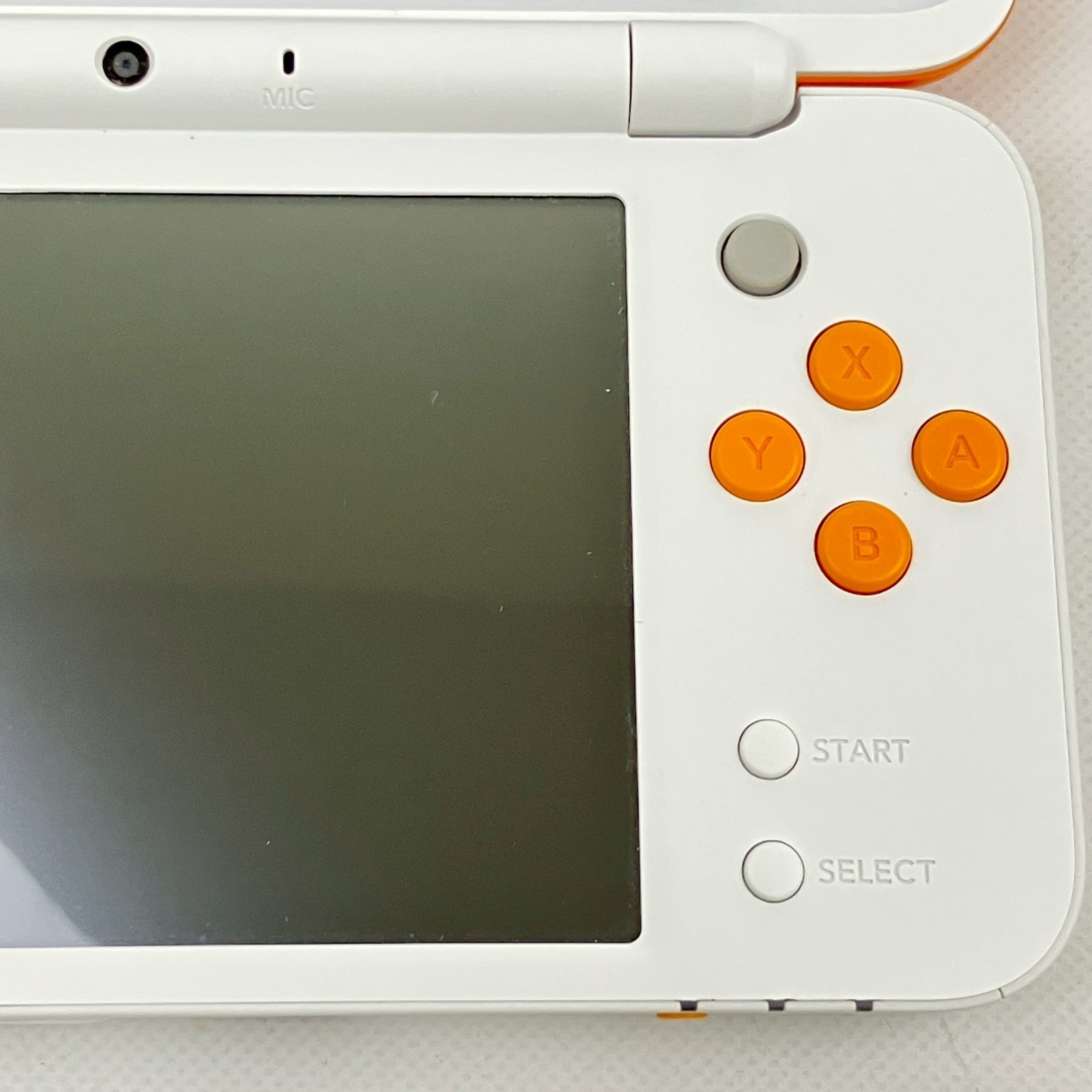 Nintendo new 2DS LL XL White Orange S Rank Console Only Japanese Only 655