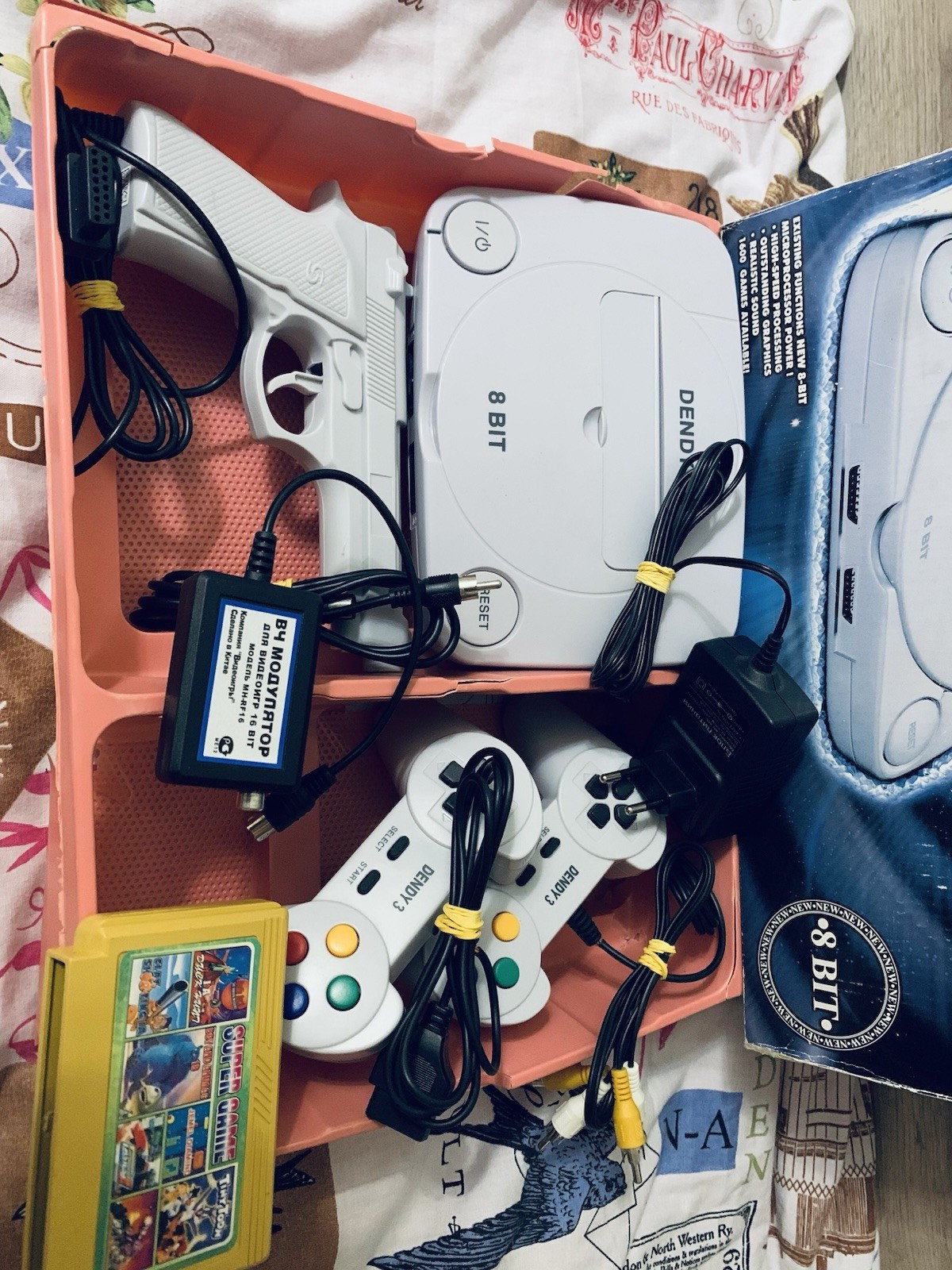 Dendy 3 (Денди) 8-bit Famiclone (Nes) Collectible Game Console (Rare)