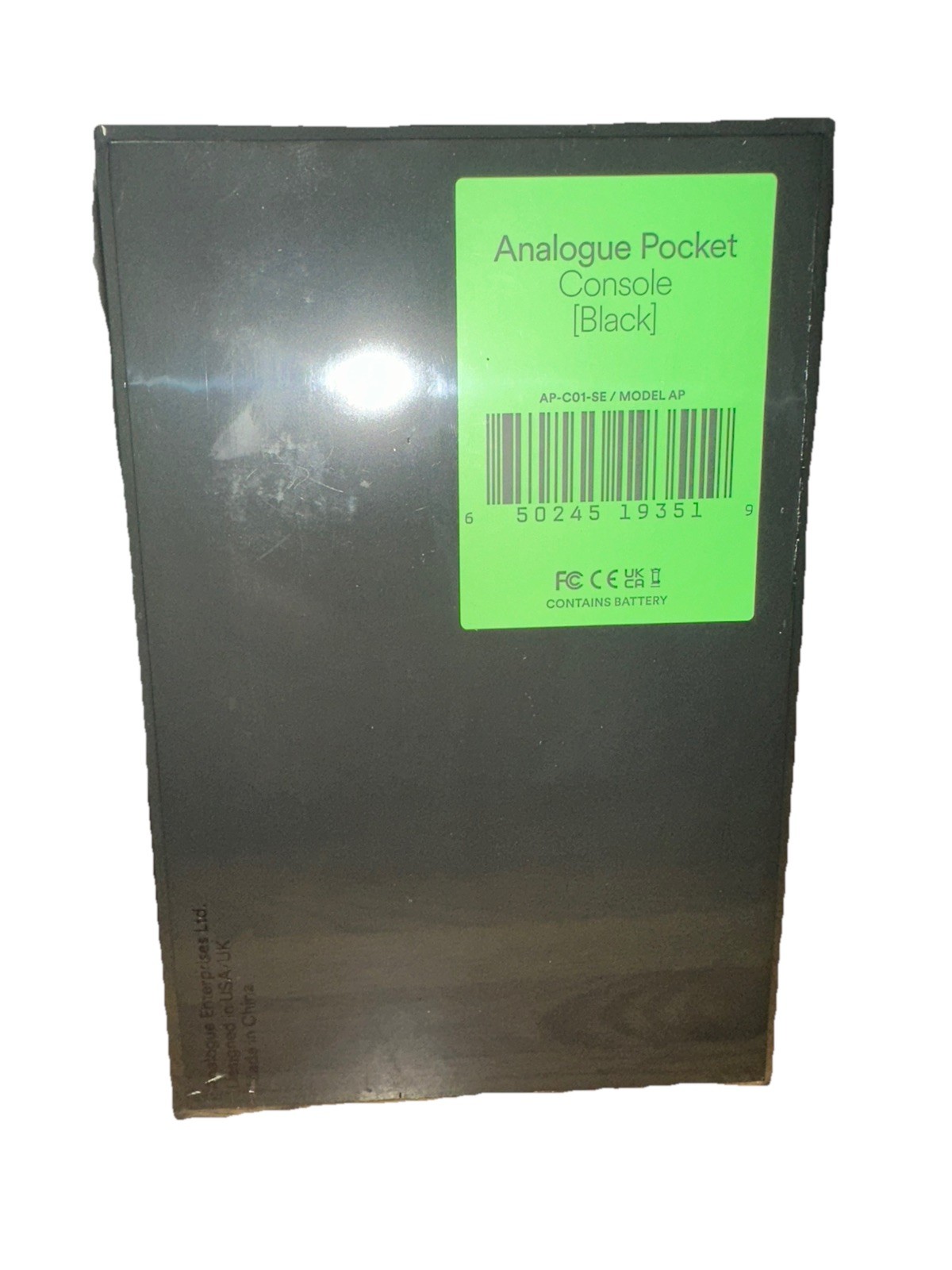 Analogue Pocket Handheld System – Black Sealed Brand New