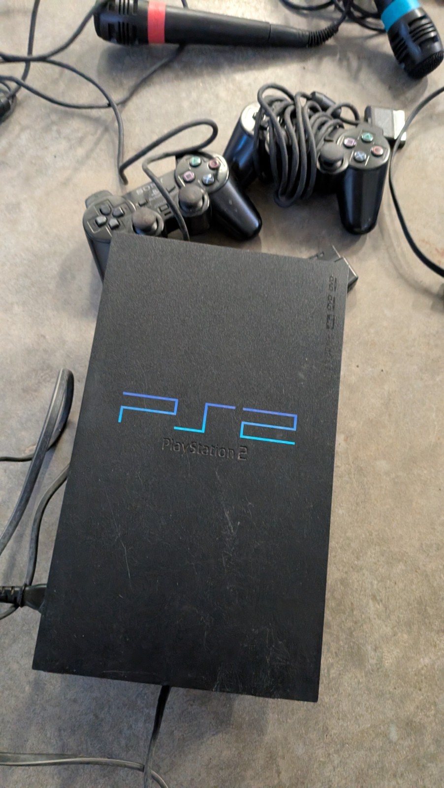 Sony PlayStation 2 PS2 Console Bundle 2 Games NTSC (US/Canada) – Tested Work