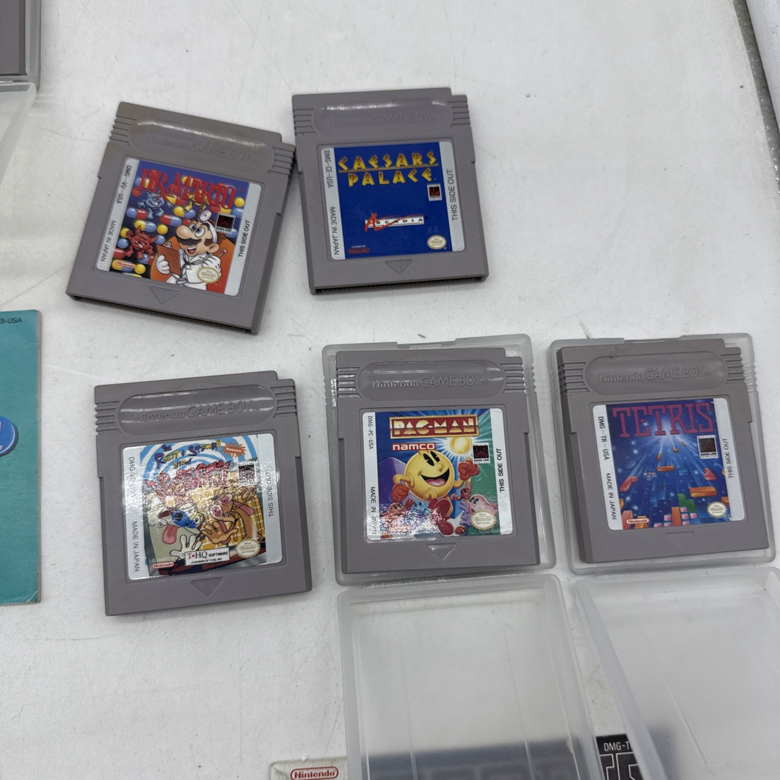 Lot Bundle Nintendo Game Boy Red Handheld System Original Mario Kirby Tetris +++