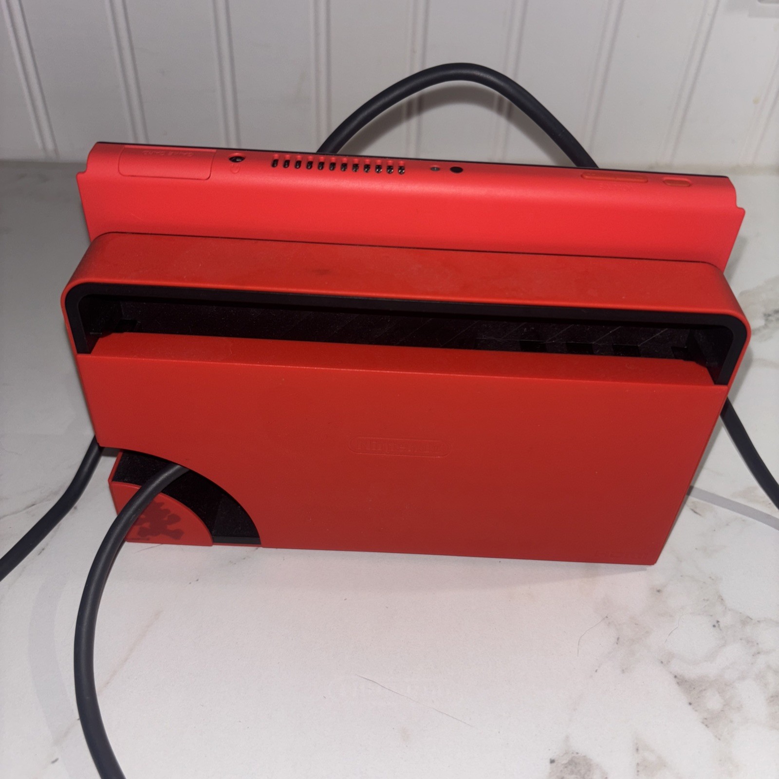 Nintendo Switch OLED Mario Edition Red in Box with Dock Station and Power Cords