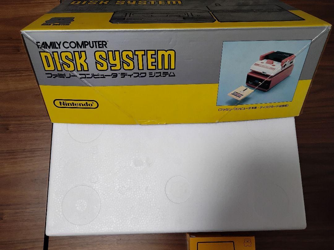 Nintendo Famicom Disk System HVC-022 Unused with AC Adapter Japan s1257M