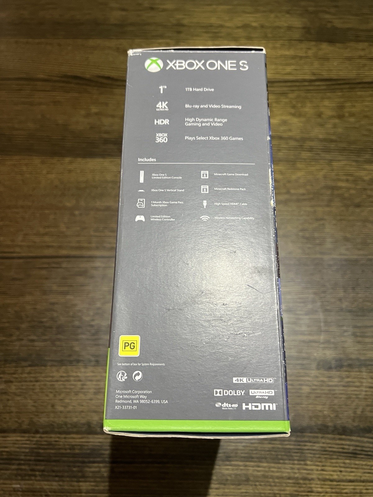 Microsoft Xbox One S 1TB Minecraft Limited Edition Console – Excellent Condition