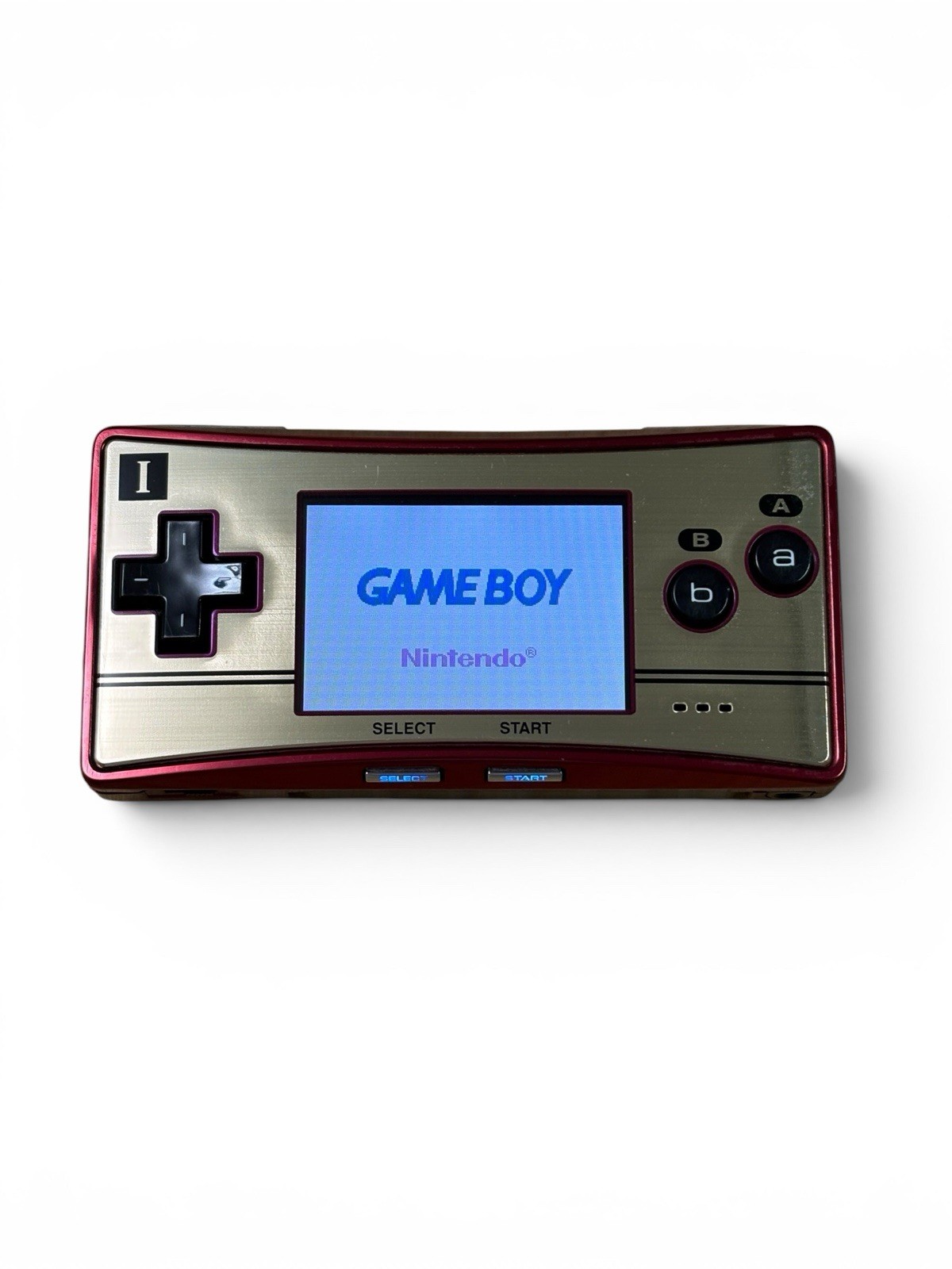 Nintendo Game Boy Micro Famicom Edition Console Japan Tested Working Clean