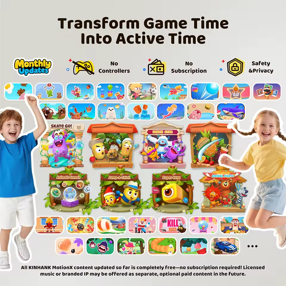 Video Game Console for Kids – MotionX Active Play, Indoor Physical Fun