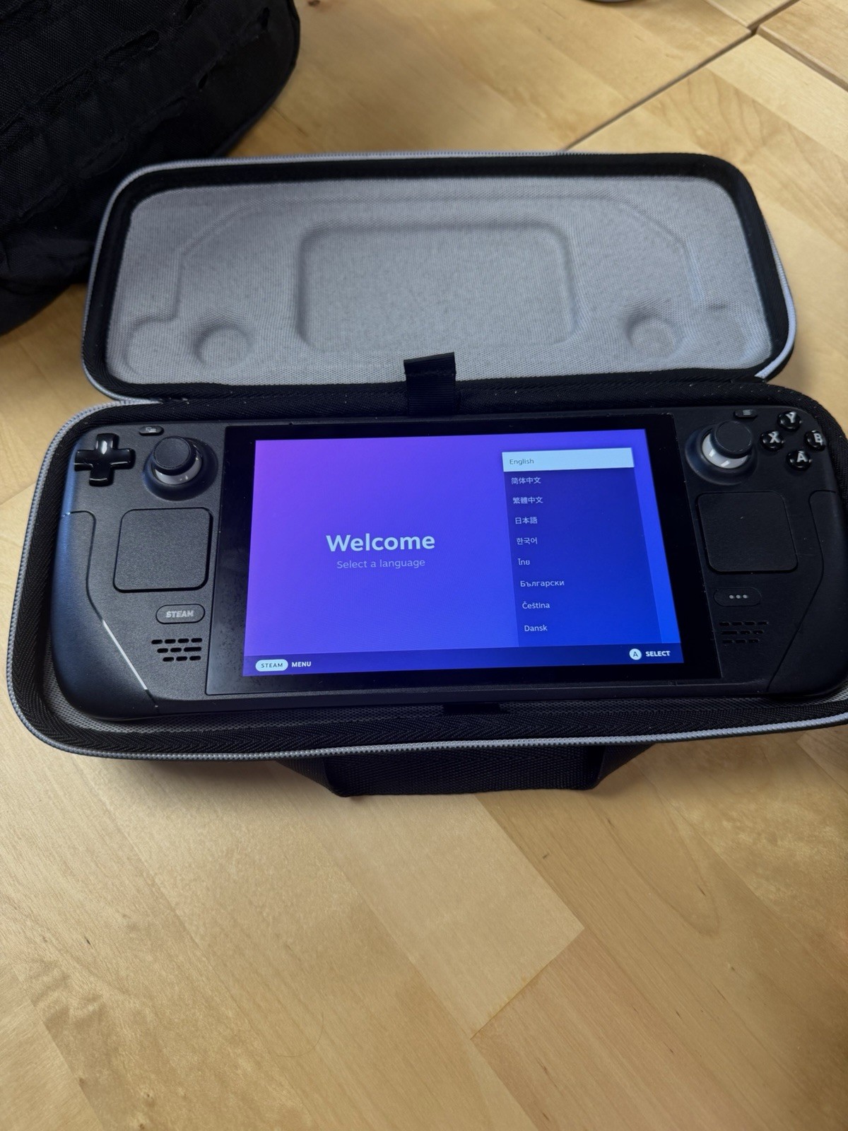 Steam Deck LCD 512GB + Case+Charger Cable Includes Valve Steam Docking Station