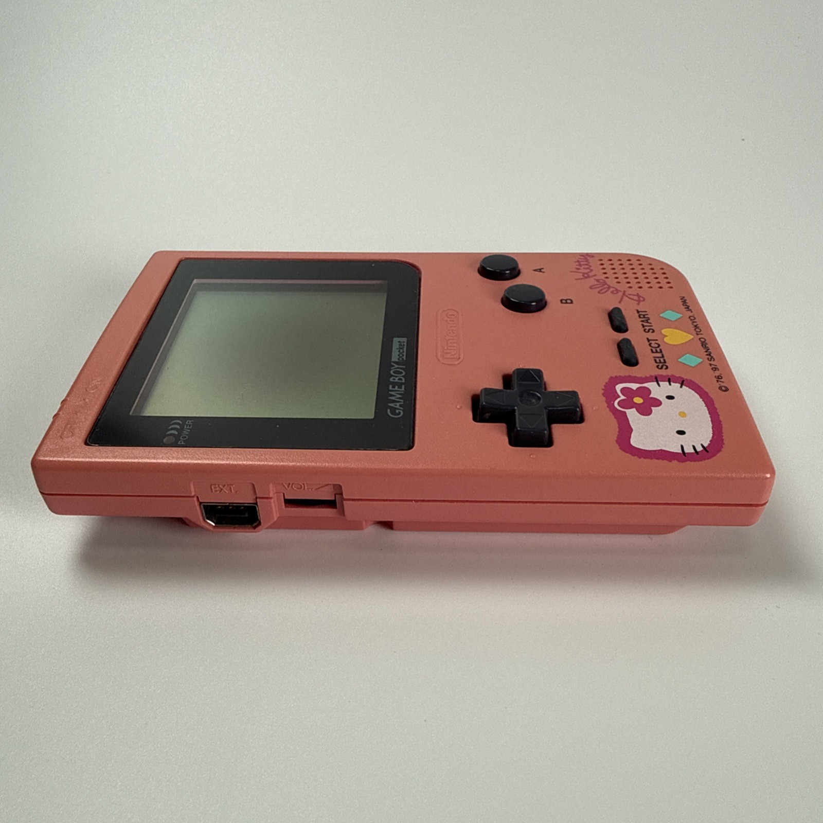 Nintendo Game Boy Pocket Hello Kitty Pink Sanrio Limited MGB-001 Tested Japan