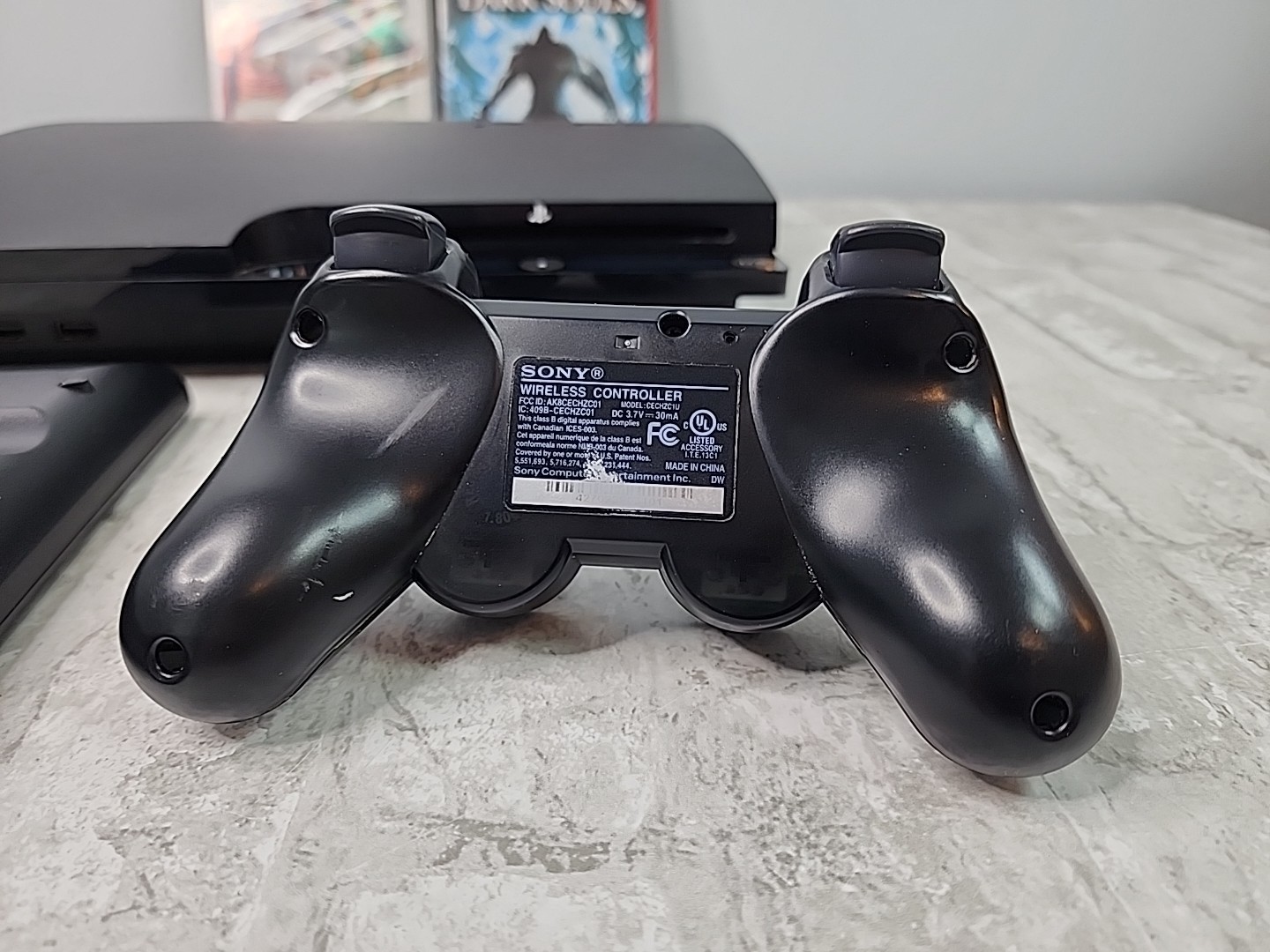 Sony Playstation PS3 120GB Slim Console CECH-2001A w/ Controller, Remote & Games