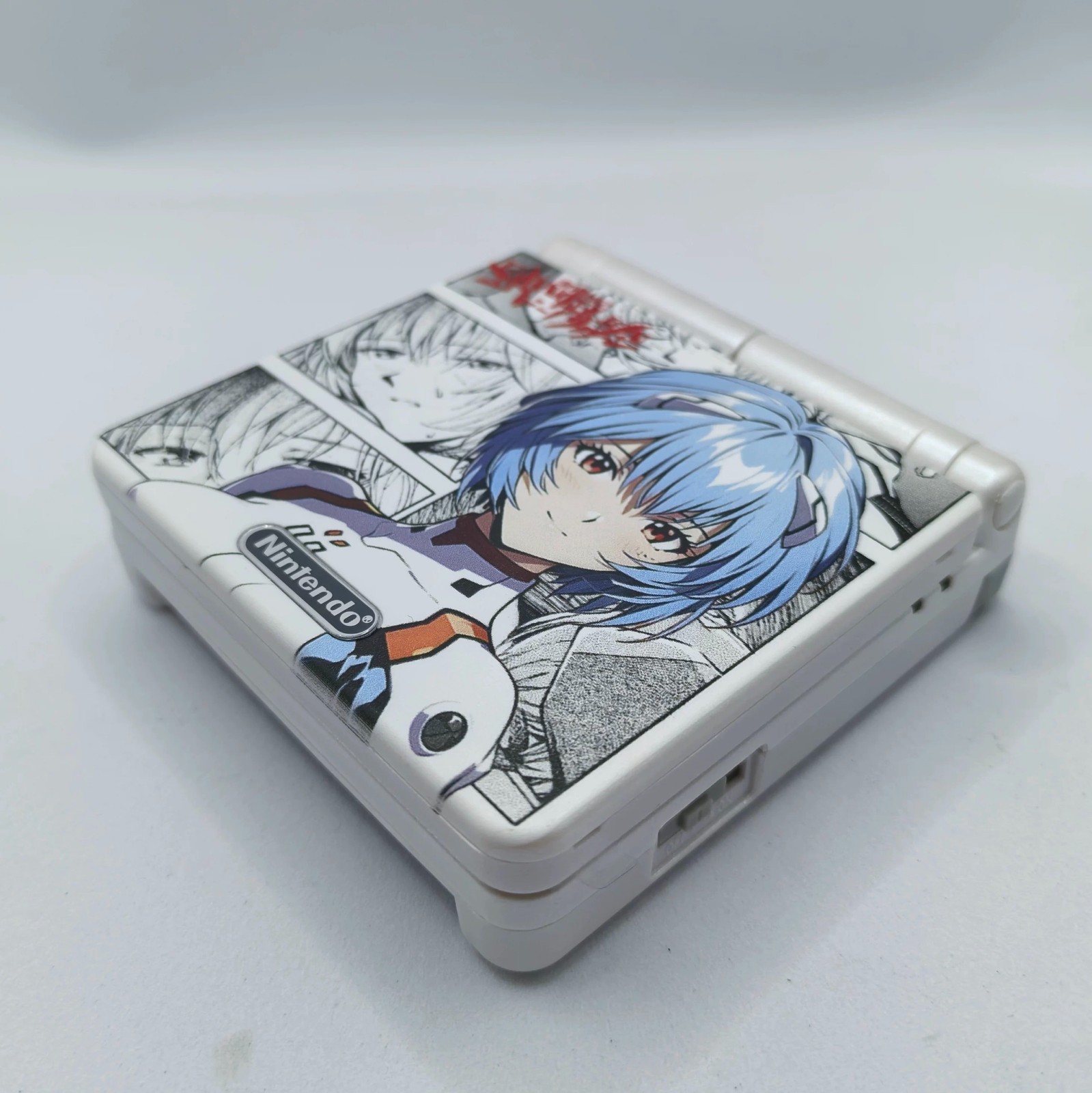 Nintendo Gameboy Advanced SP IPS Mecha Girl Custom Original Board New Battery