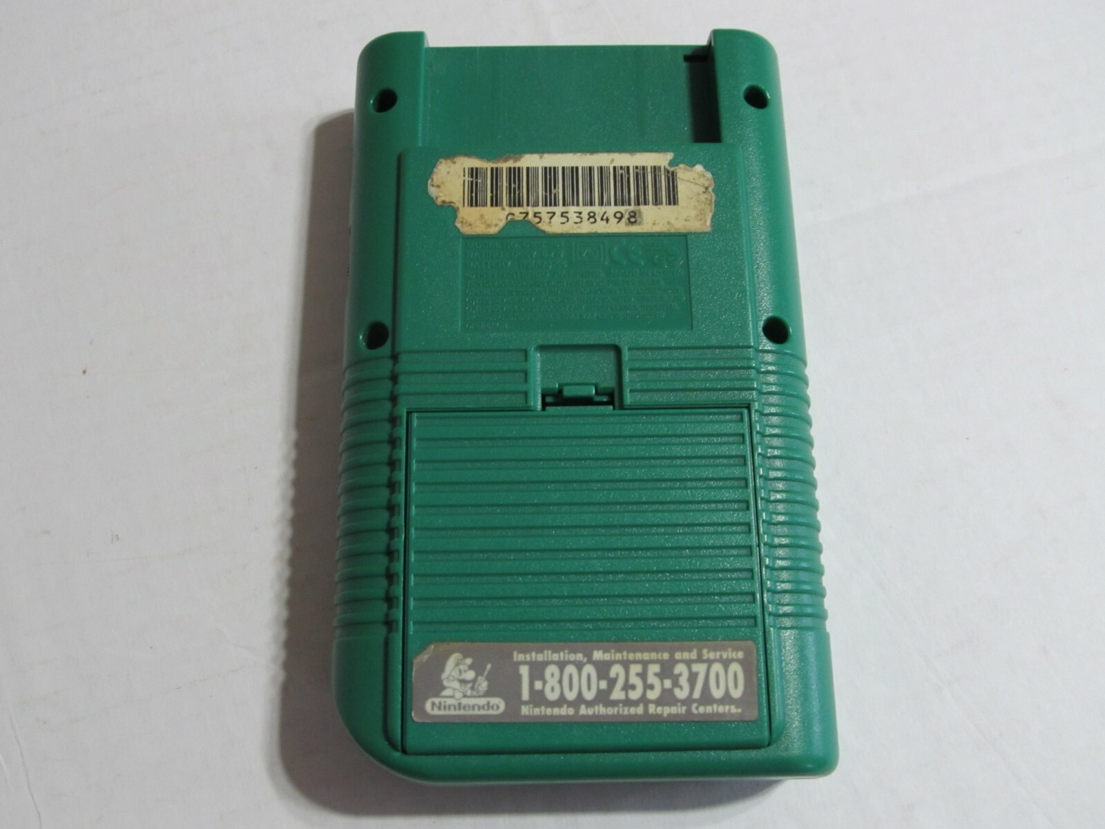 GREEN NINTENDO GAMEBOY WITH CASE …. MODEL NO. DMG-01 **** TESTED ****