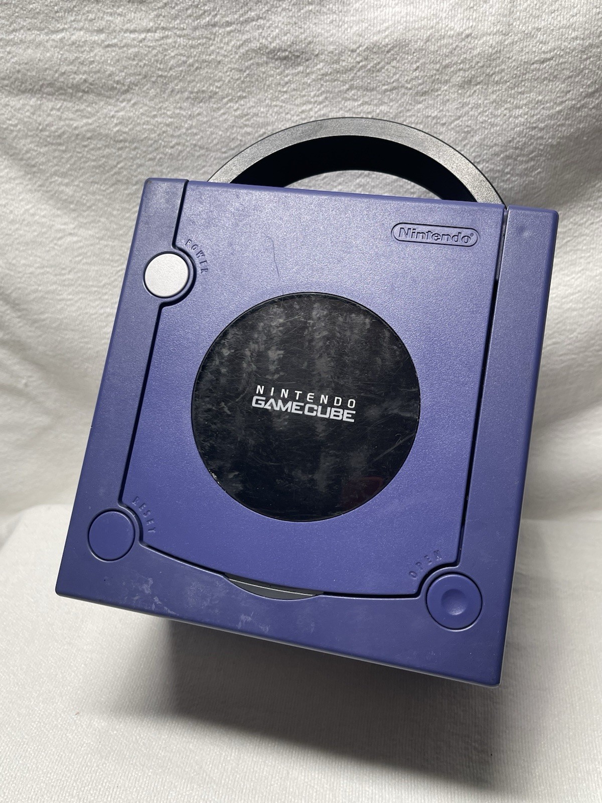 Nintendo Indigo Purple GameCube Console Only Tested Working