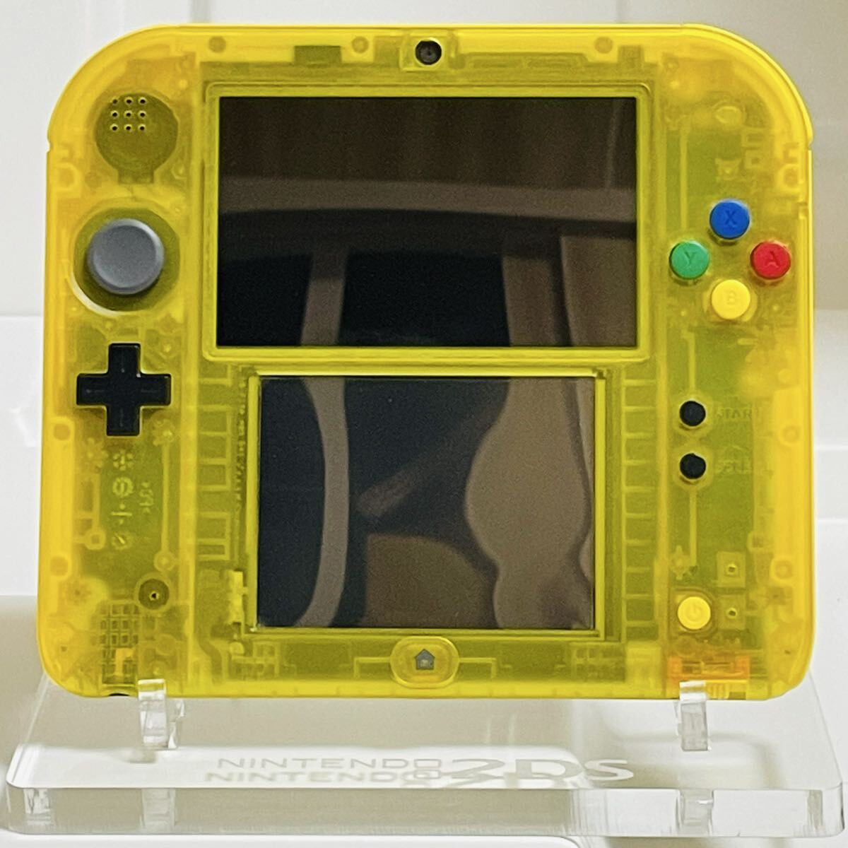 Limited Nintendo 2DS Clear Yellow Pikachu Edition Pokemon Console Rare Japan