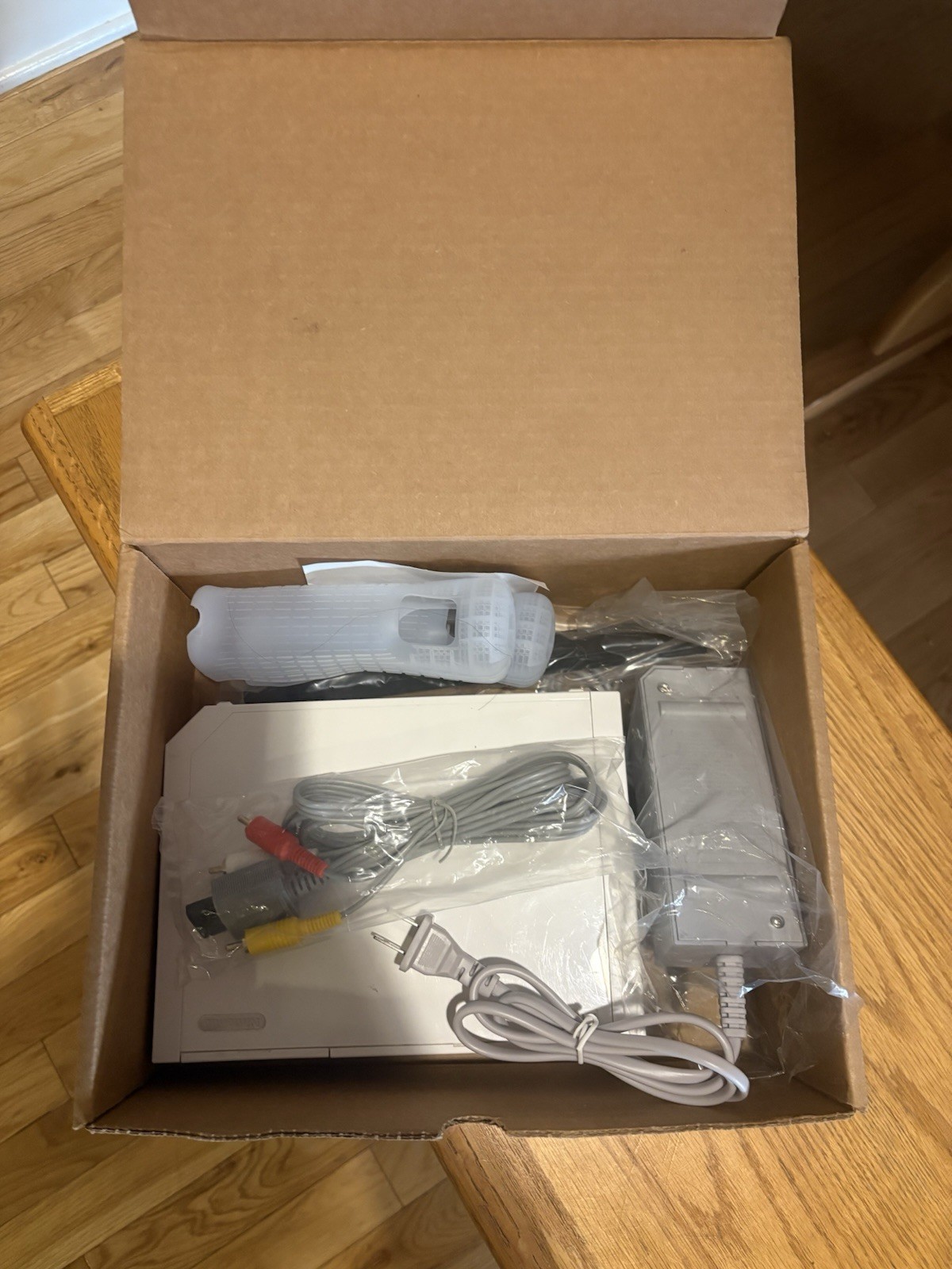 *BROKEN DISK DRIVE* Nintendo Wii White Console Wi-Fi AV Cable Sensor Bar Power