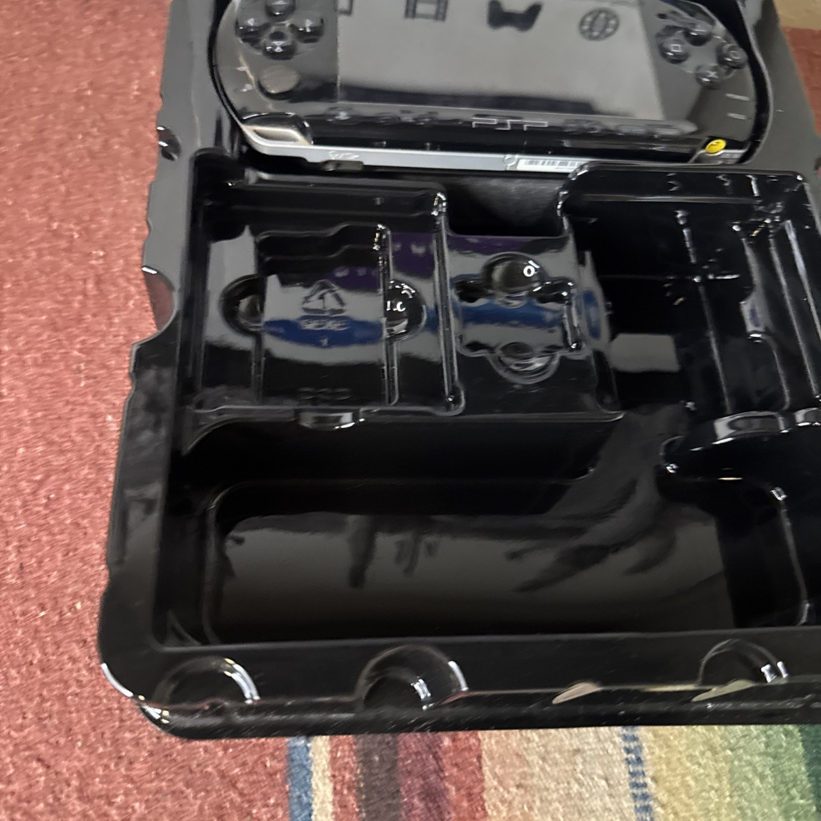 Sony PSP-3000 Launch Edition 64MB Black W/box Tested (No Battery Or Charger)