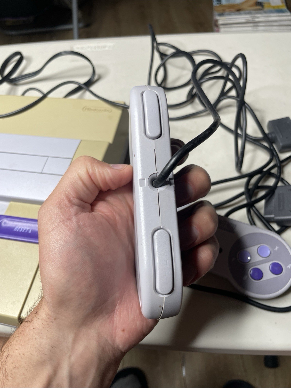 Super Nintendo SNES Console Bundle – Tested – Two Controllers