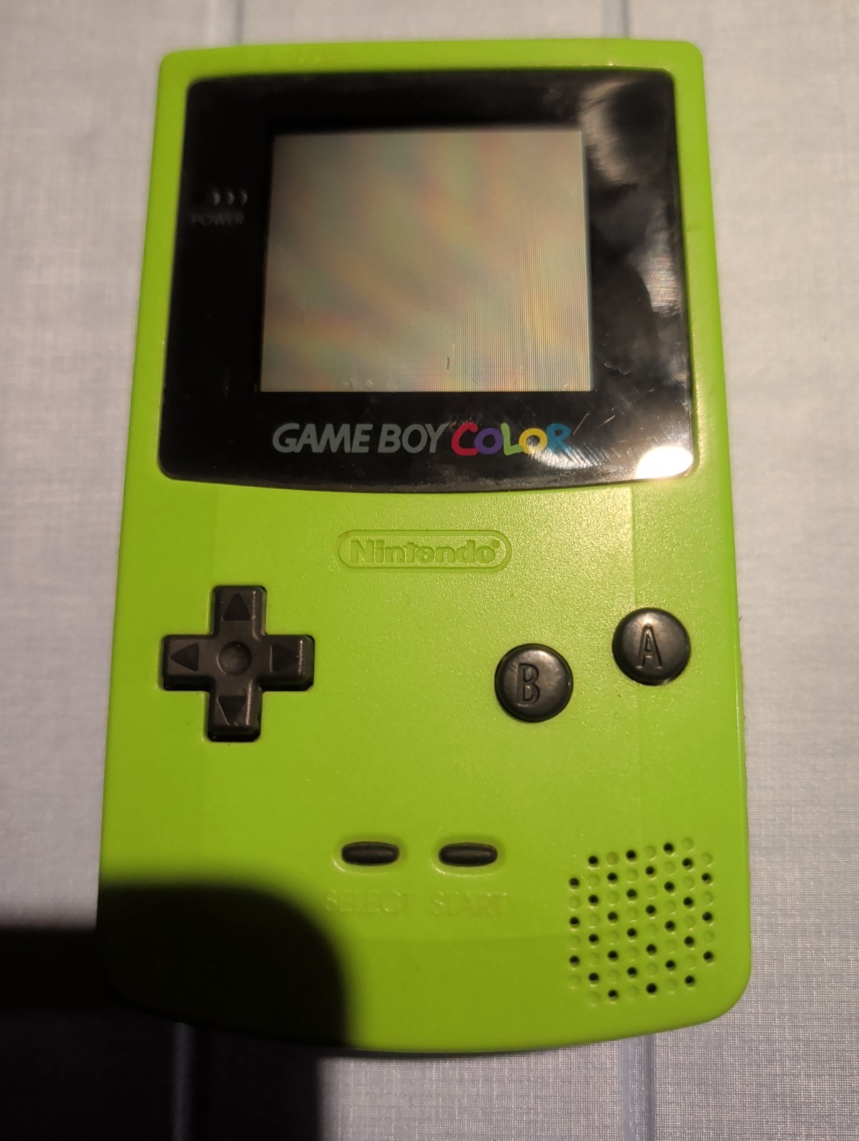 nintendo gameboy color kiwi green