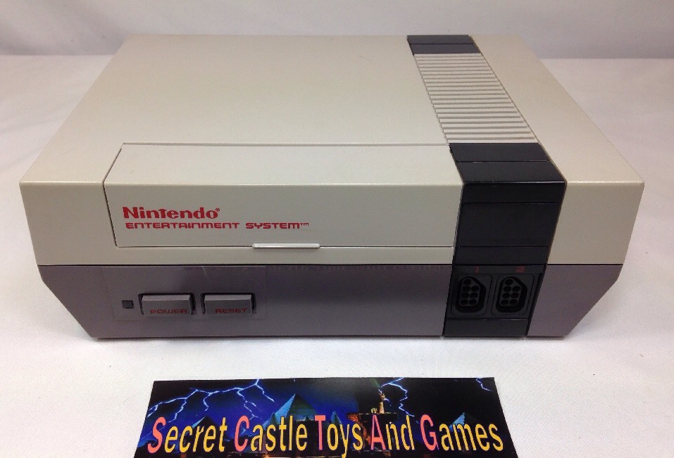 Nintendo NES Console W Super Mario Bros 1 2 & 3 Zapper Gun NEW 72 PIN WARRANTY