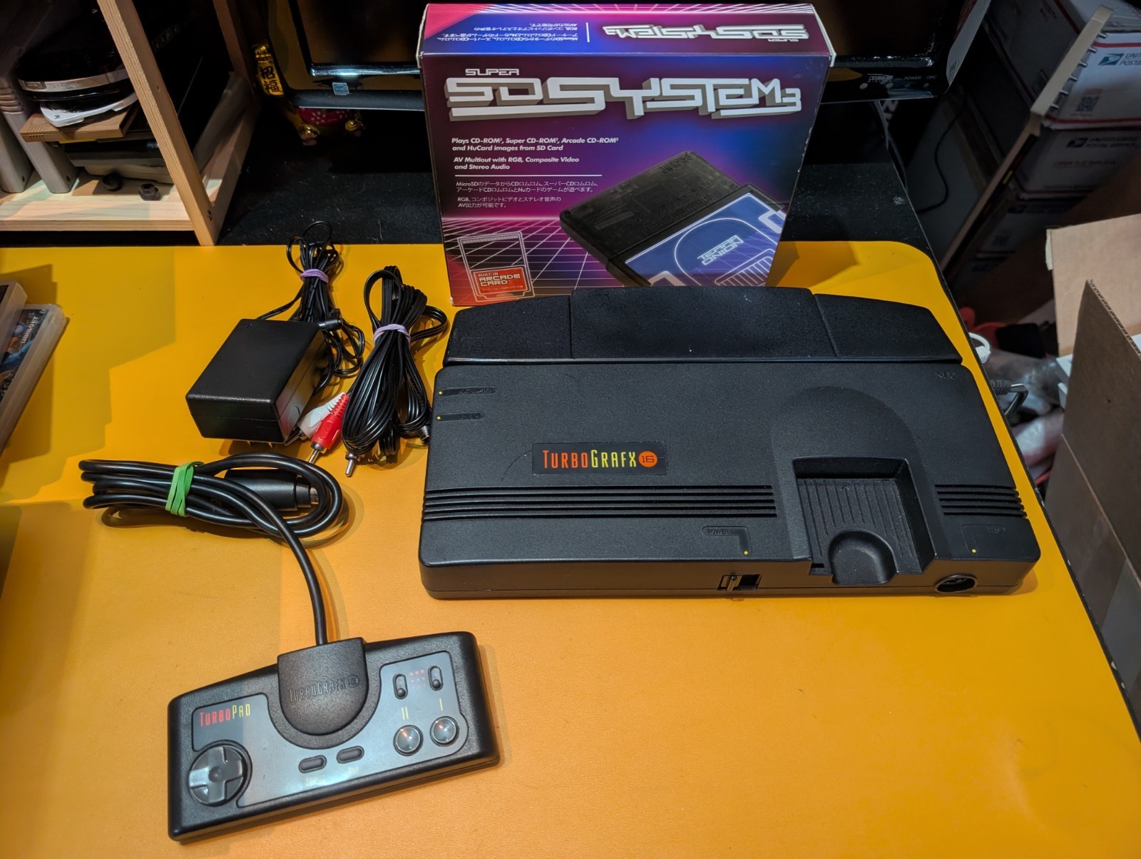 TurboGrafx-16 Console W/ LED + Terraonion Super SD System 3 (SSDS3) ODE RGB