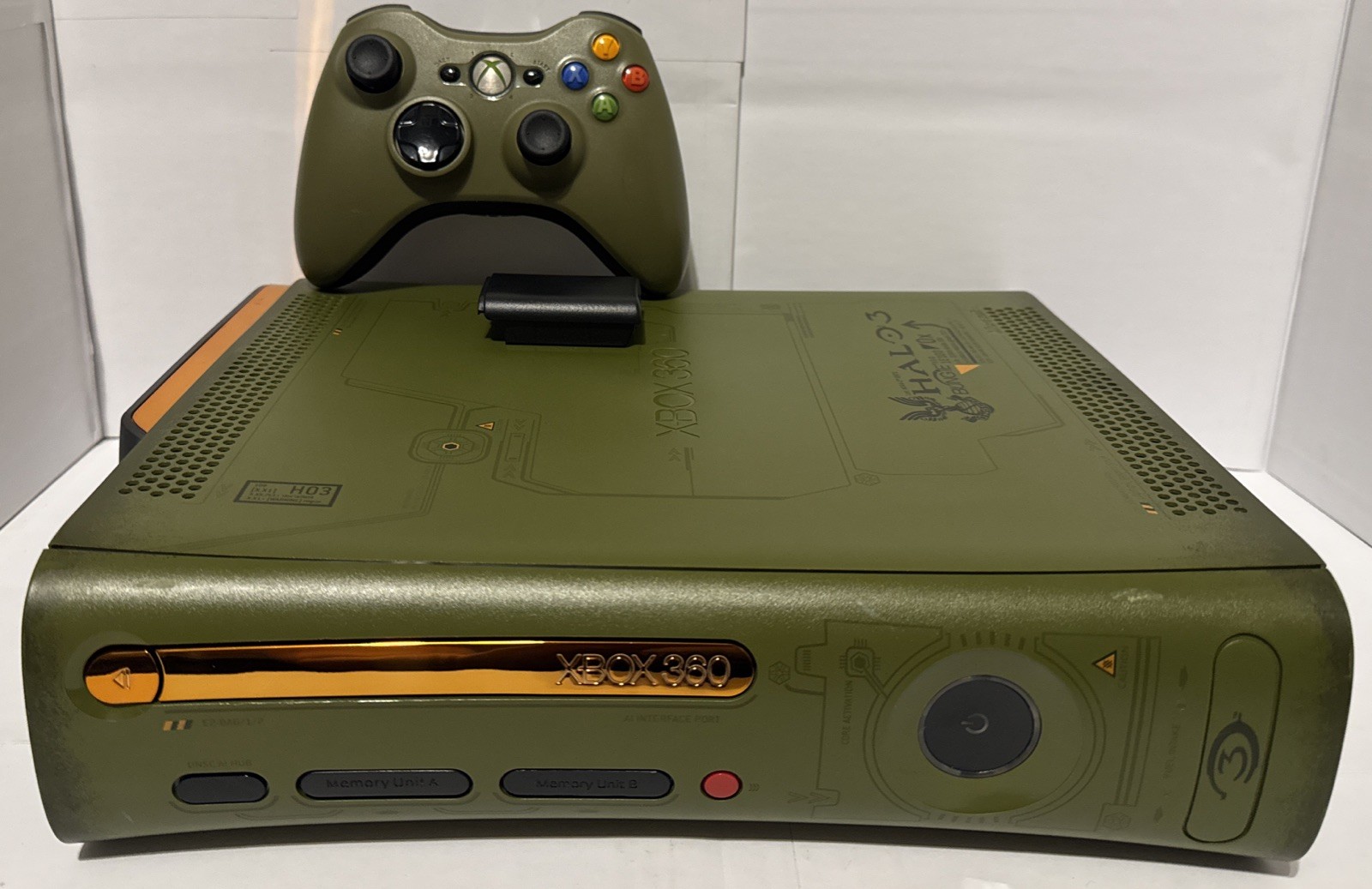 Halo 3 Xbox 360 Console w 20GB HDD NXE 7363 Serviced 👀 Clean w OEM Controller