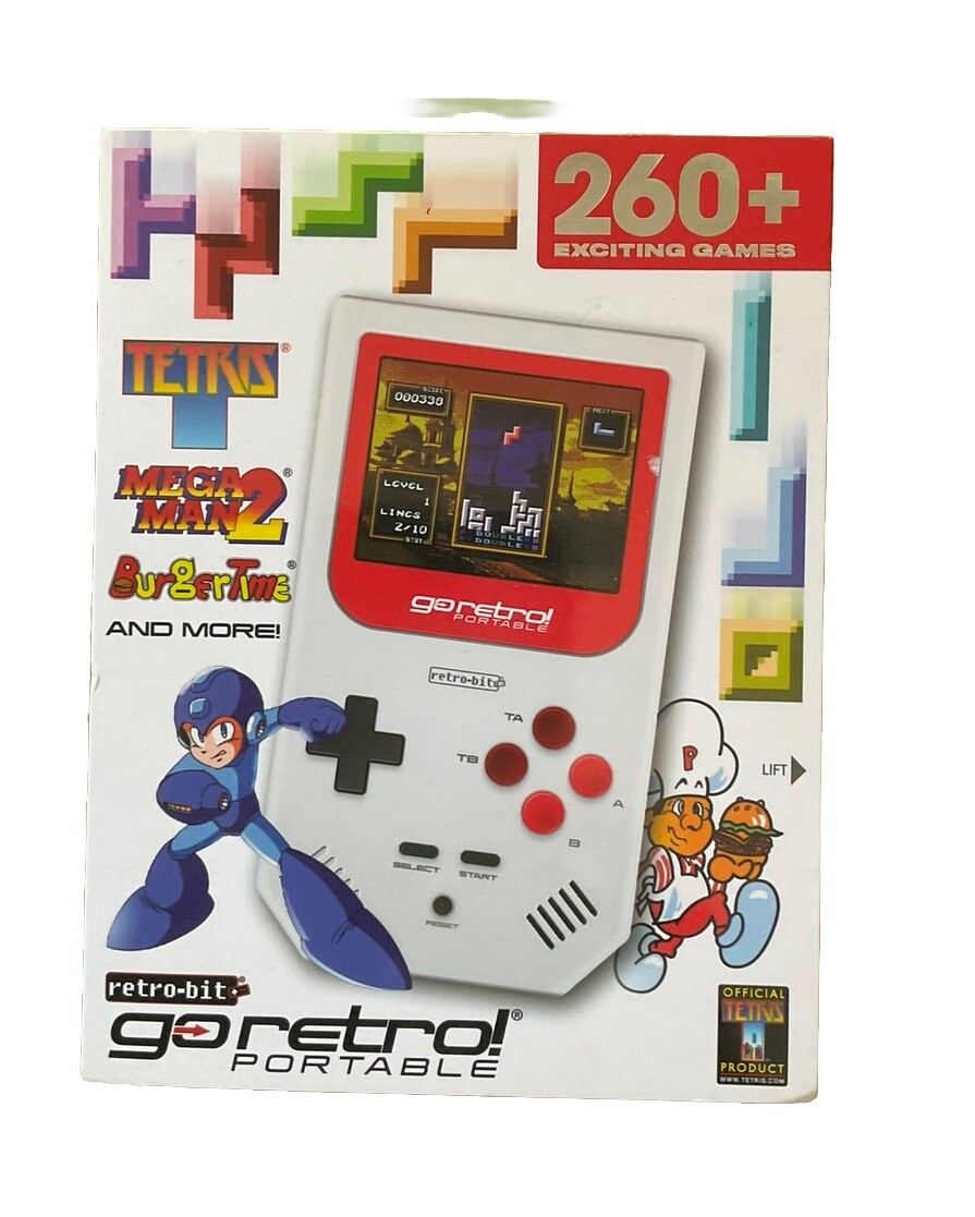 Retro-bit Go Retro Portable Hand Held Game Console 260+ games Tested & Working