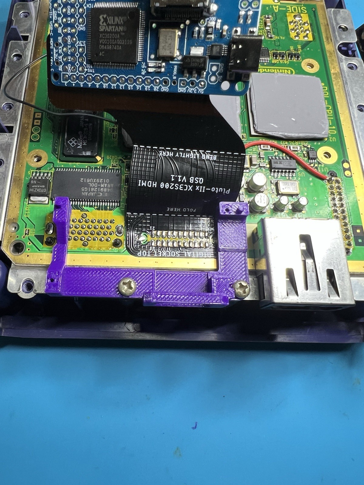 Nintendo GameCube Authentic Motherboard, INTERNAL HDMI CONVERSION DIY KIT