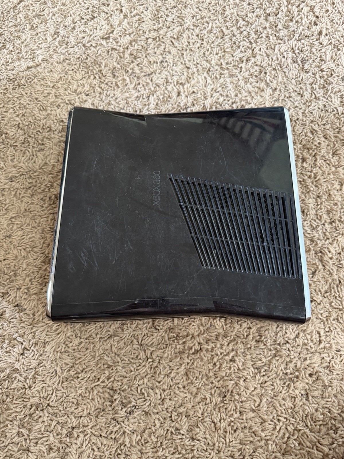 Microsoft Xbox 360 S Console Black Wi-Fi Controller Power Supply HDMI USB-A AV