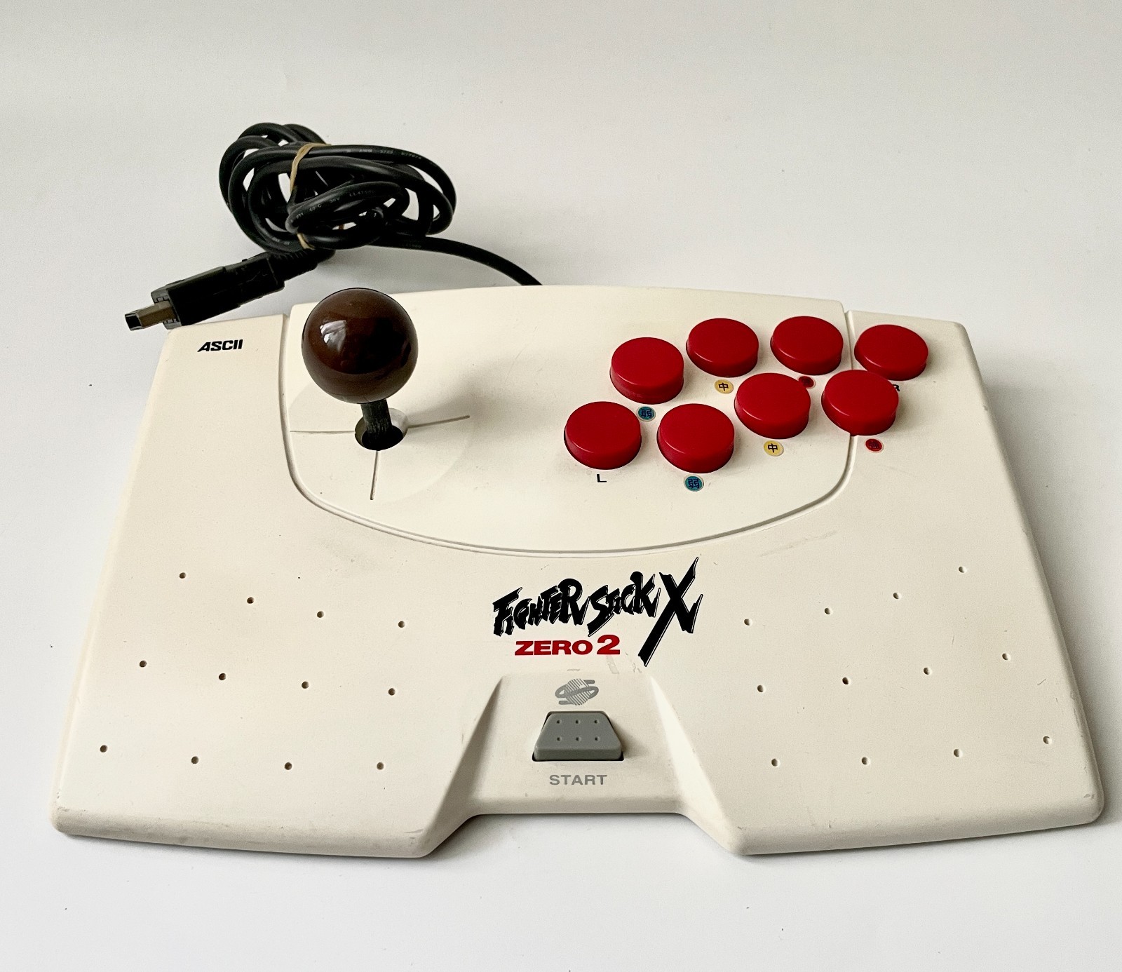 Fighter Stick X Zero 2 Sega Saturn ASCII Arcade Controller Capcom ASC-0602ZERO