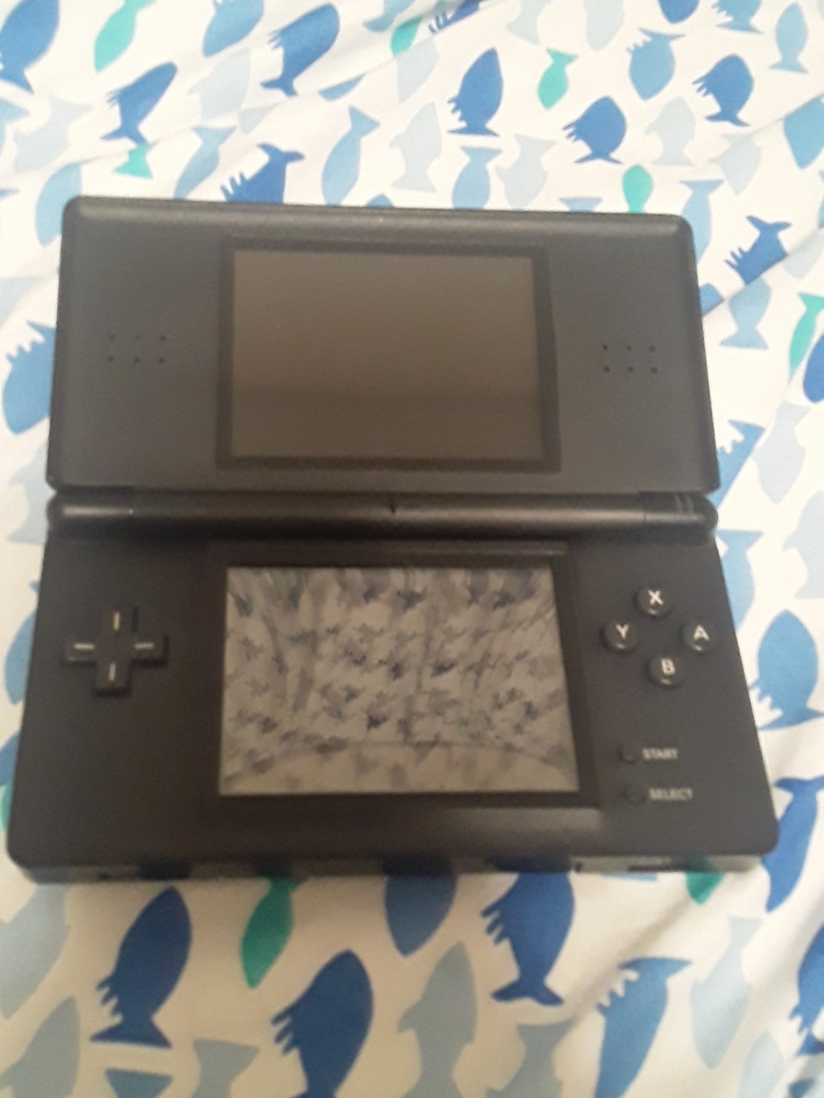 Nintendo DS Lite Game Console Only Black No Charger No Stylus