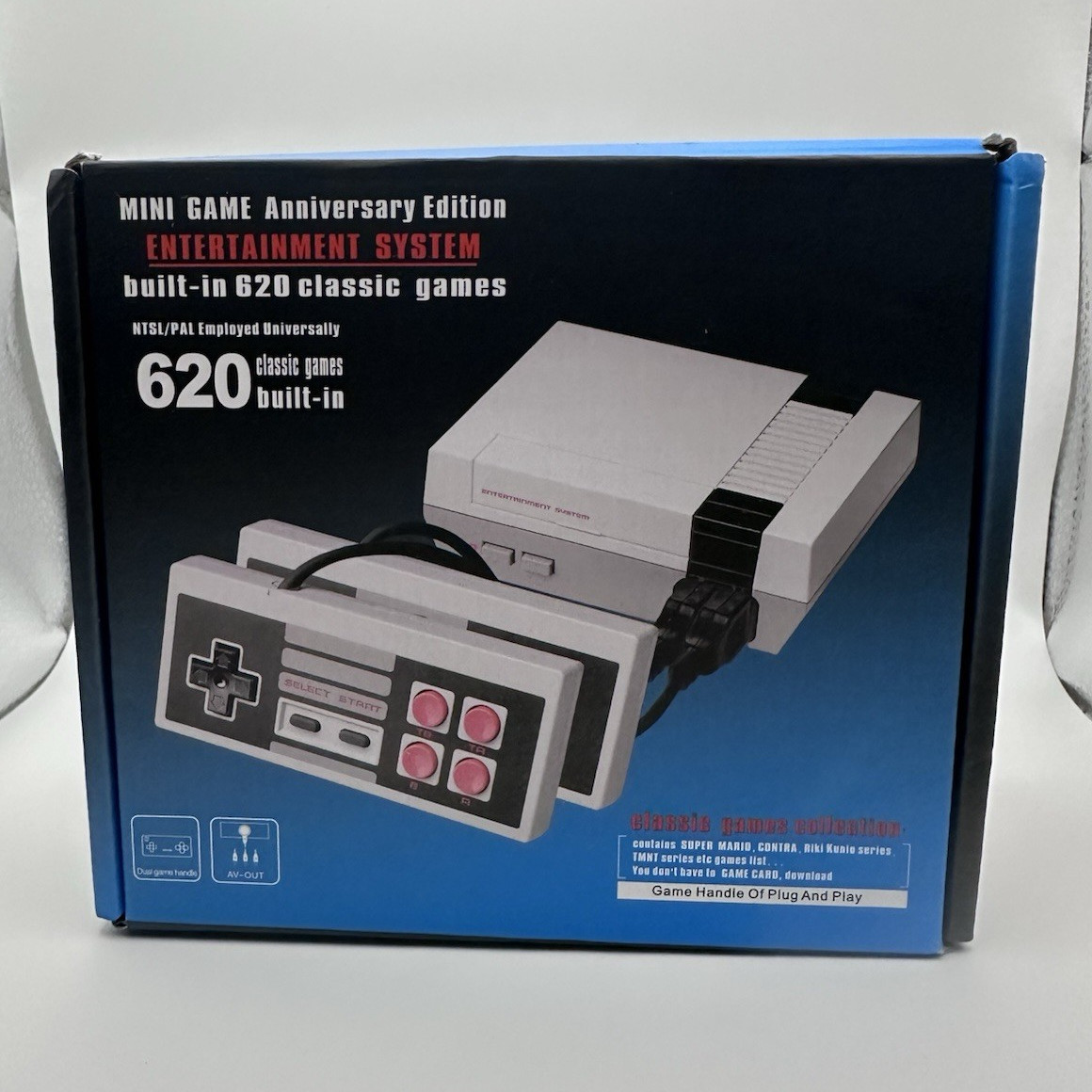 Mini Game Anniversary Edition Home Console 620 Games Plug & Play (2 controllers)