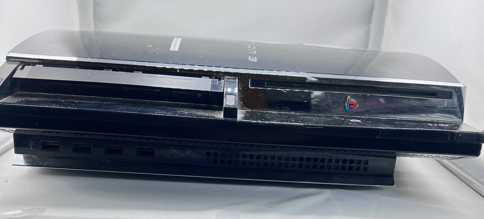 Playstation 3 80gb Console Black Backwards Compatible 12.8”L x 3.8”H x 10.8”D