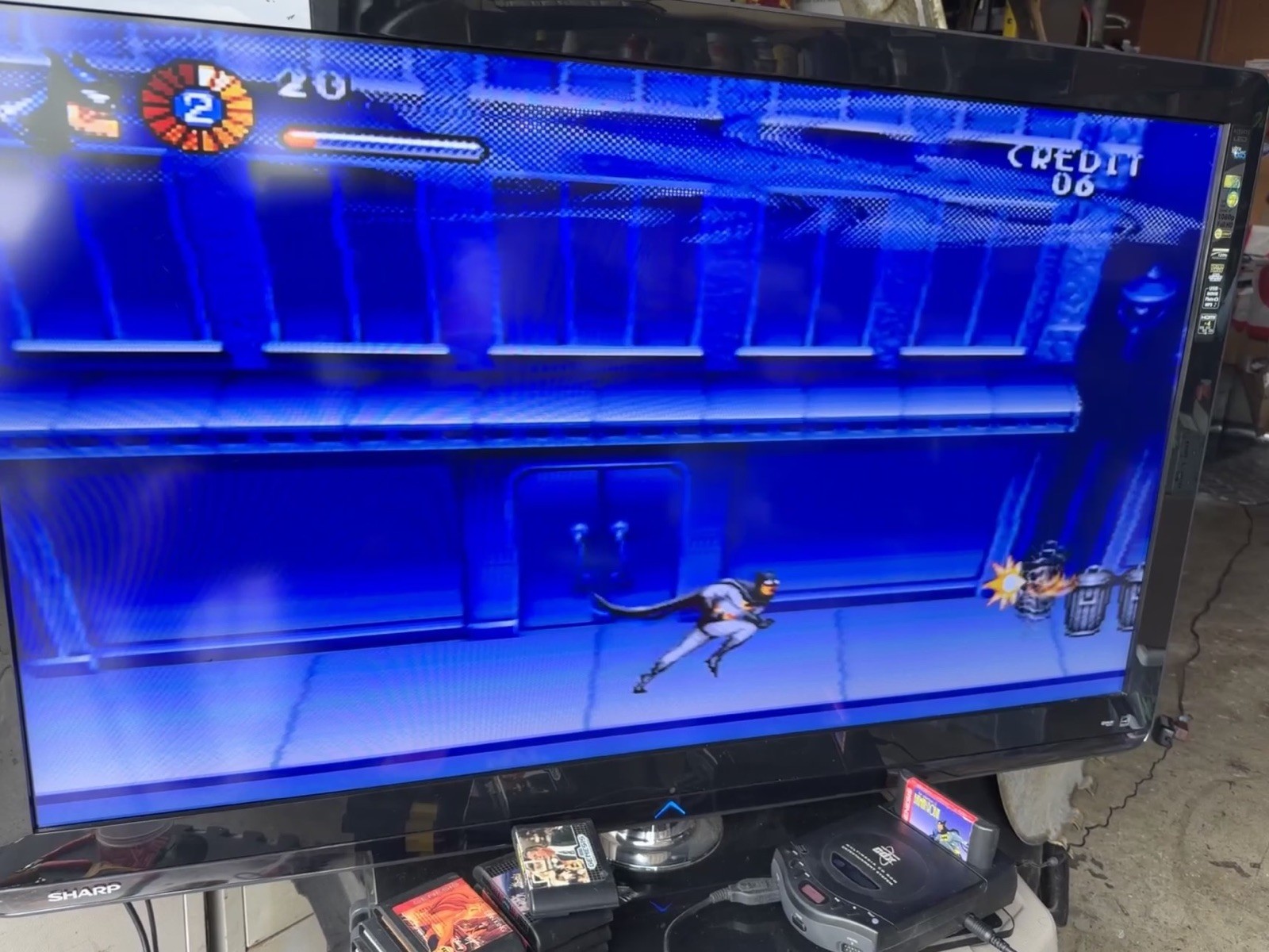100% Working Sega Genesis CDX Mk-4121 with games.