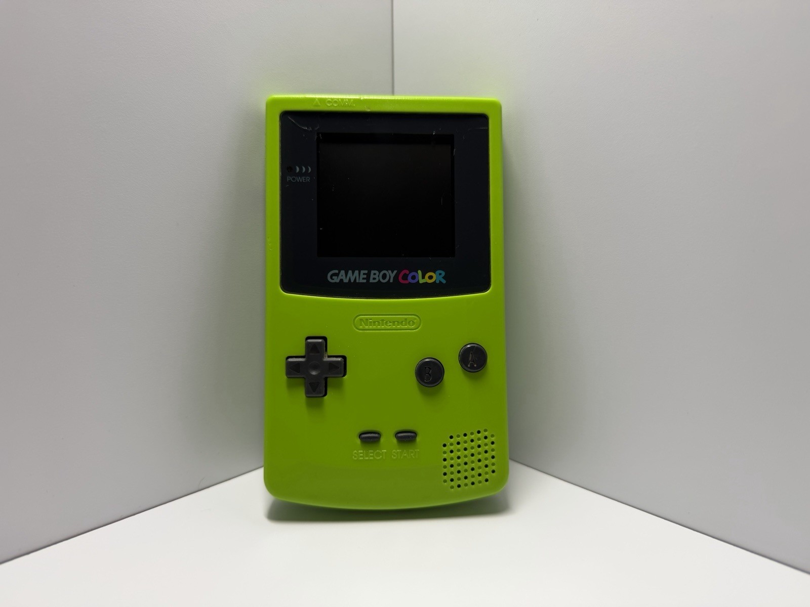 Game Boy Color Kiwi Green Handheld System CGB-001 Used Good Condition Tested