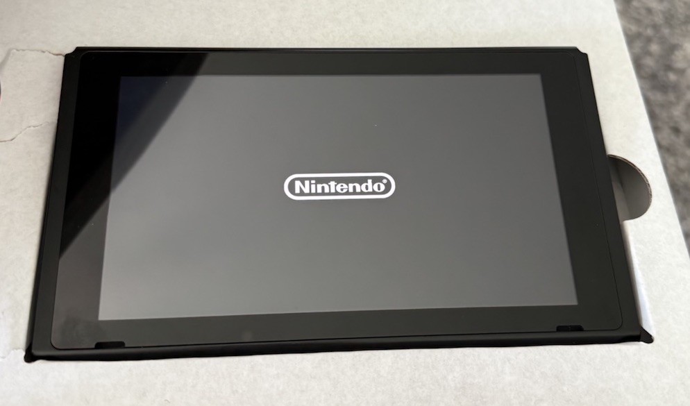 Nintendo Switch 32GB Gray Console with Neon Red and Neon Blue Joy-Con
