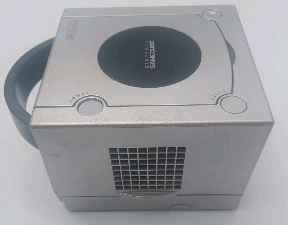 Nintendo GameCube Platinum Console -Controller- Cords Included DOL 101