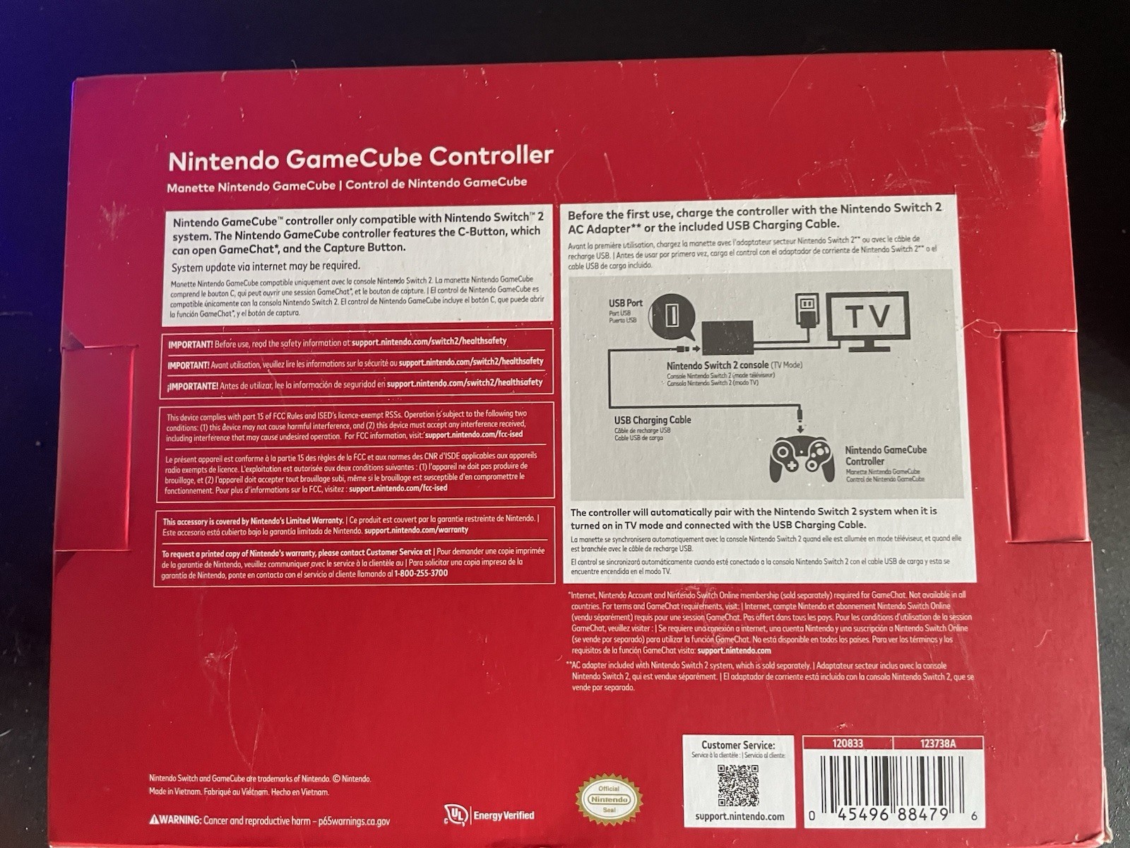 Nintendo Switch 2 GameCube Controller My Nintendo Online Exclusive IN HAND