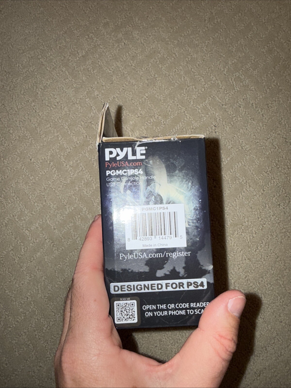 Pyle Game Console Handle Wired Controller with LED Lights, Built-in Speaker