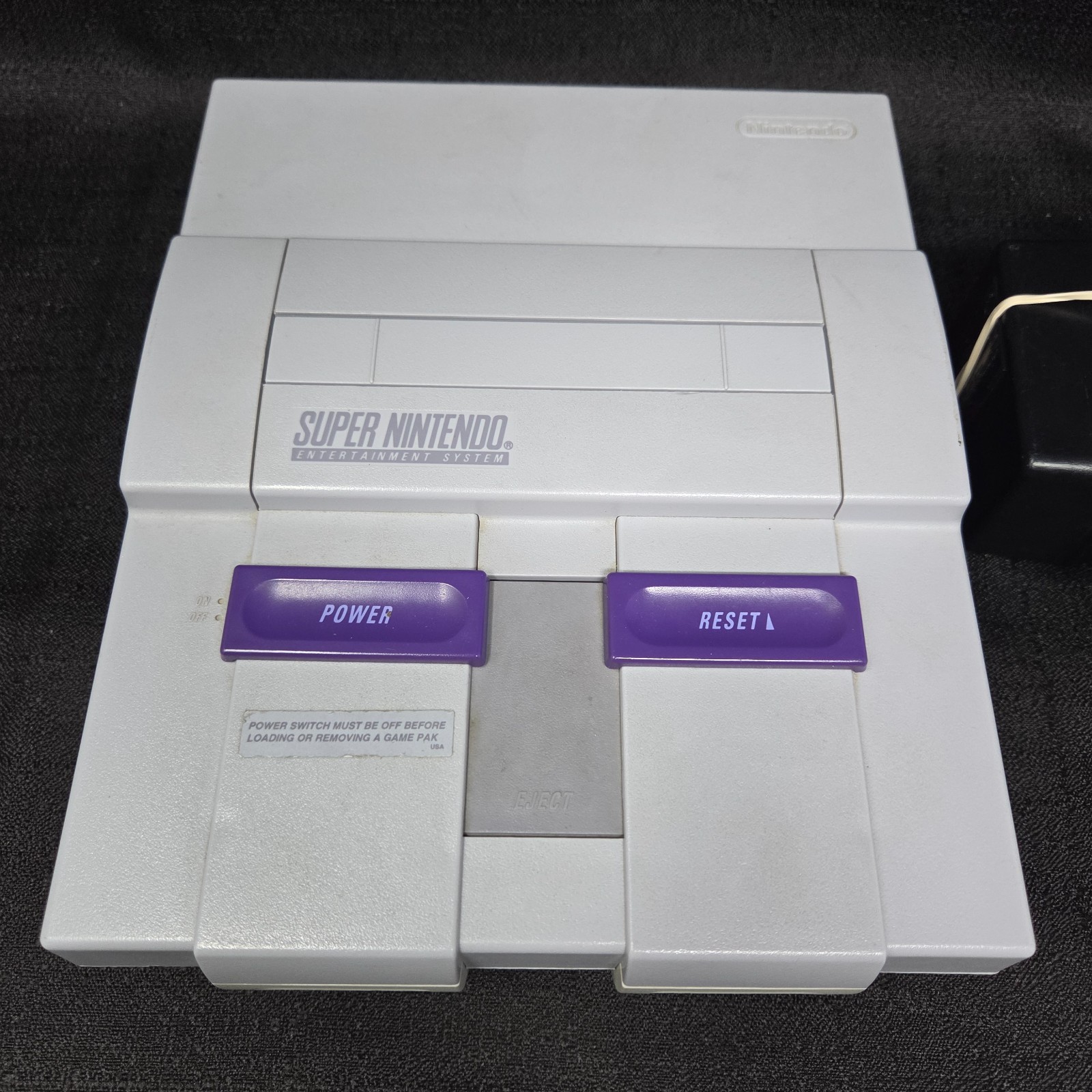 Super Nintendo SNES Console – OEM – 1 Original Controller + Super Mario World