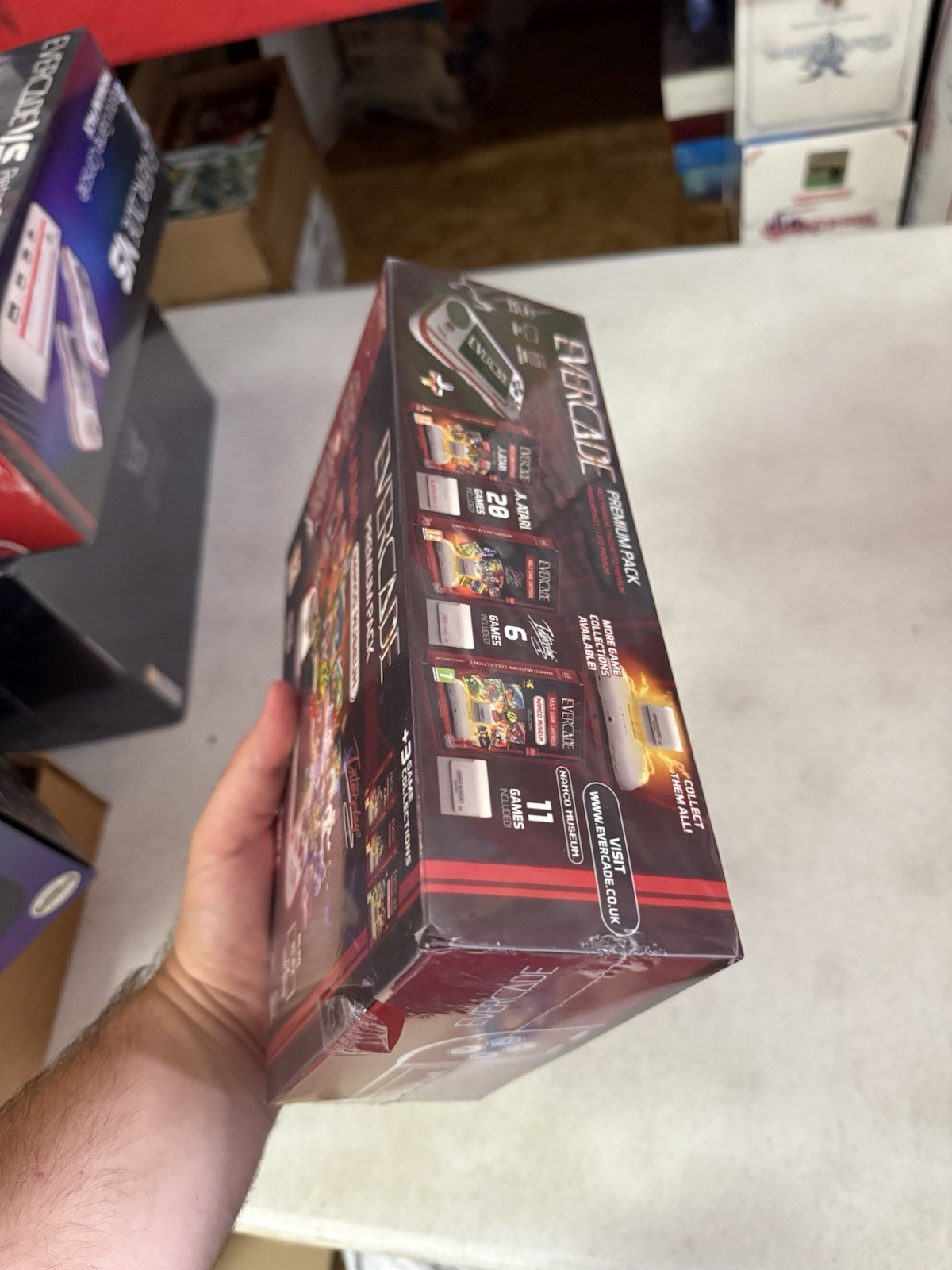Rare 2020 Evercade Black Handheld Premium Pack Sealed – Launch Variant Founders
