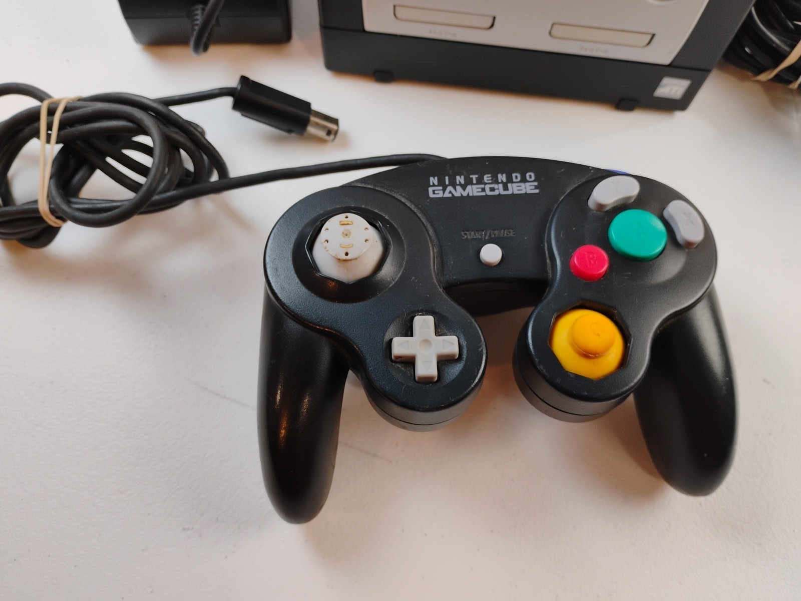 Nintendo DOL-101 GameCube Console – With Oem Controller Black [TESTED, WORKS]
