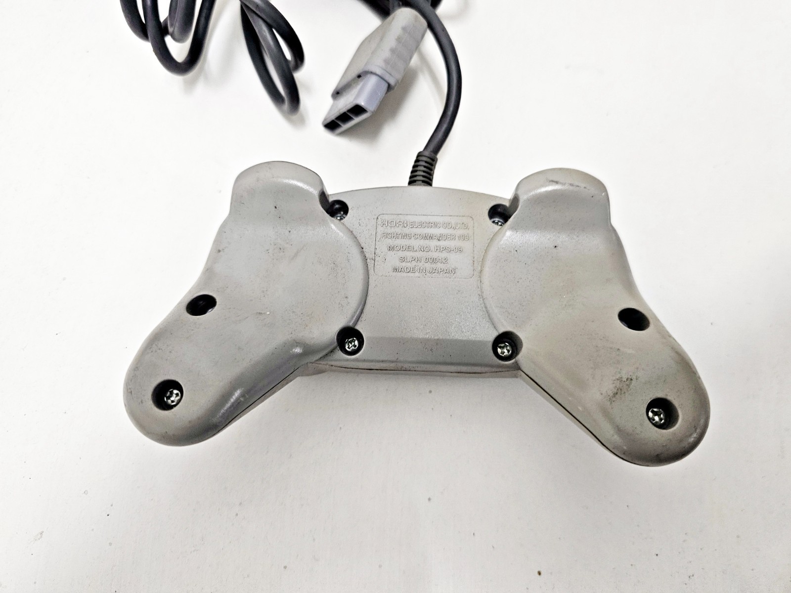 Playstation 1 Controller HORI Fighting Commander 10B Grey