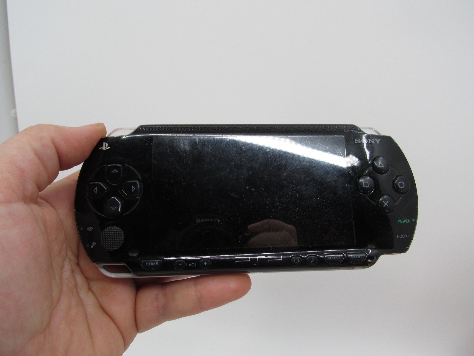 Black PSP 1001 w/ Battery 8 GB Card SD Card Adapter Phantasy Star Game Tested