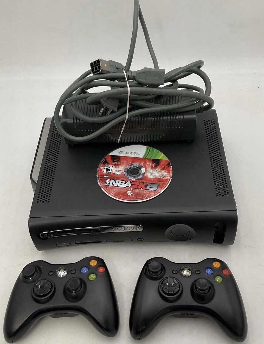 Xbox 360 Elite Console Tested Working OEM Controller Power Supply Game