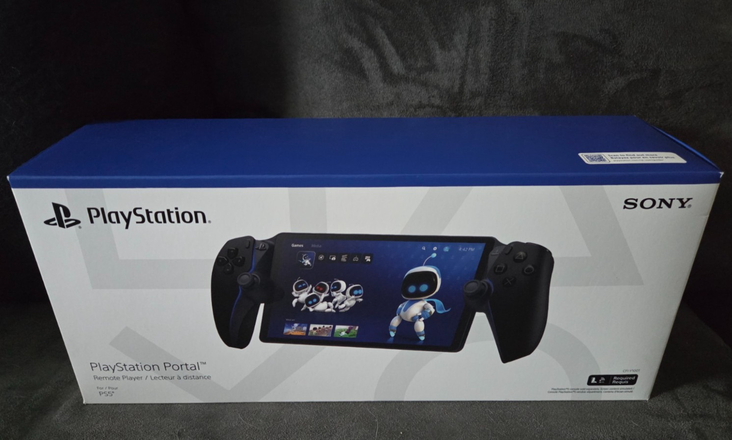 Sony PlayStation Portal Remote Player Handheld Console In Black (CFI-Y1001)