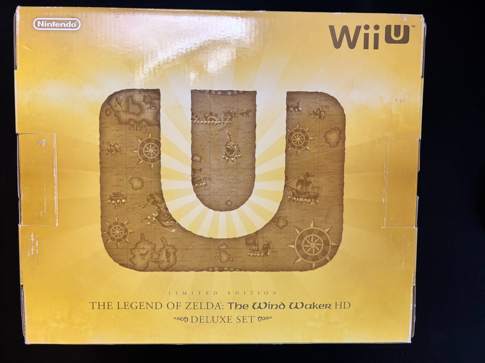 Nintendo Wii U Console 32GB Legend of Zelda WIND WAKER EDITION HD Deluxe WiiU