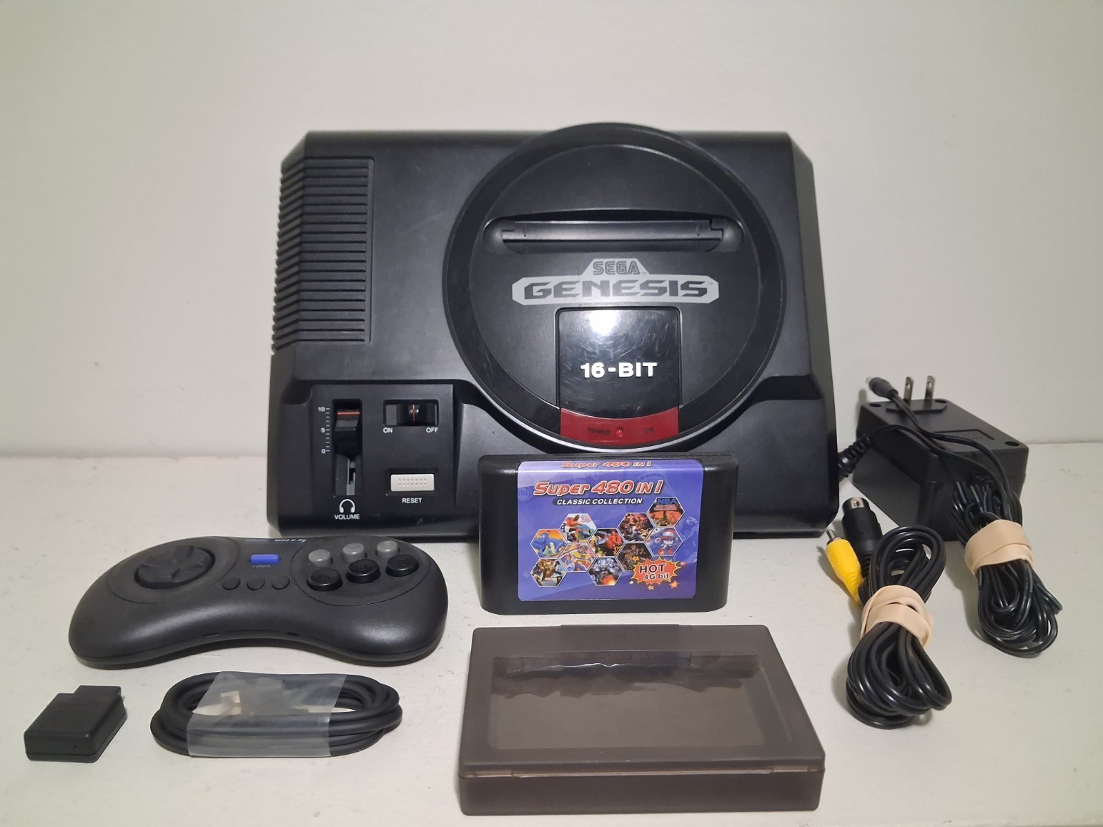 SEGA Genesis Modle 1, 8BitDo M30 2.4g Wireless Controller, 480 In 1 Cartridge
