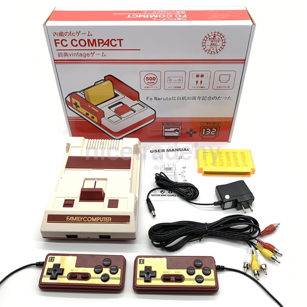Built in 500 Classic Games 8 Bit Family Computer TV Game Cons Video Console Game